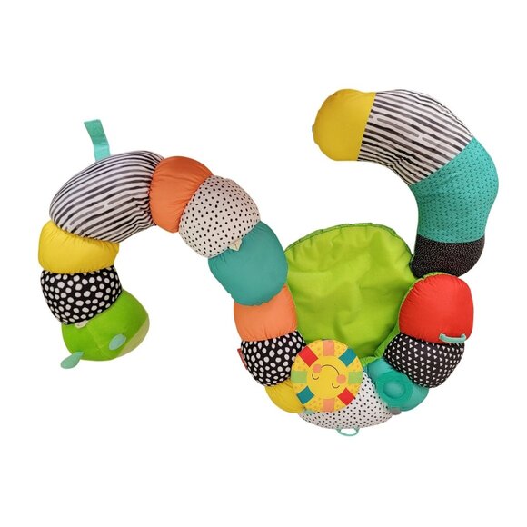 Infantino Multicolor Caterpillar Baby Support Seat For Sitting Soft Plush Fabric - Picture 7 of 7